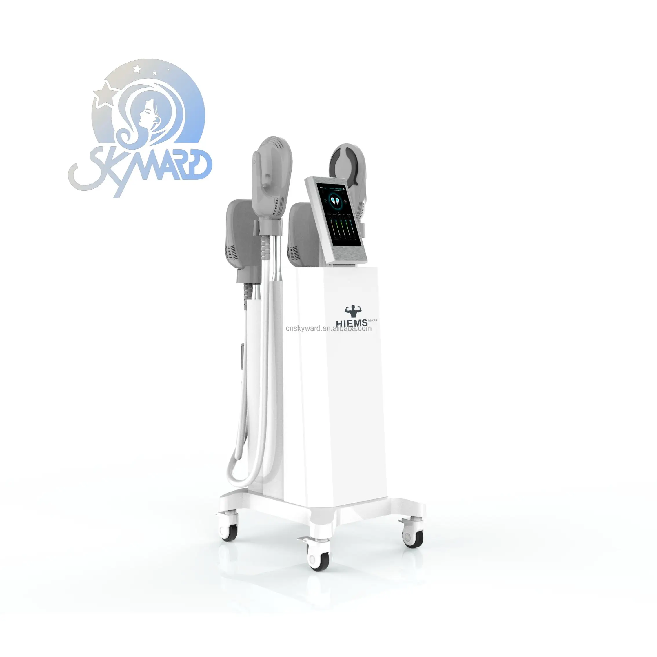 2022 4 handles  ems muscle stimulator machine body beautiful slim beauty equipment belly fat butt enhancement machine