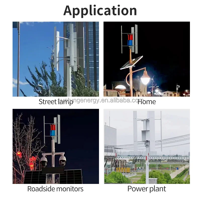 H Type CE Mark 1Kw 3Kw 5Kw 10Kw Direct Drive Motor Quality Reliable Environment Friendly Wind Turbine for Home