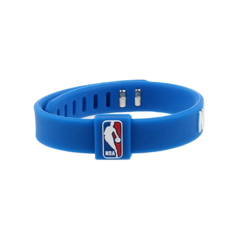 Sport type silicone bracelet super basketball star silicone wristband new design adjustable charm bracelet