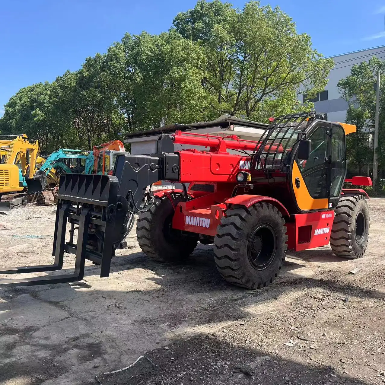 Manitou 1040 used telehandler used forklift secondhand telehandler 4 ton 10 meters good condition low price