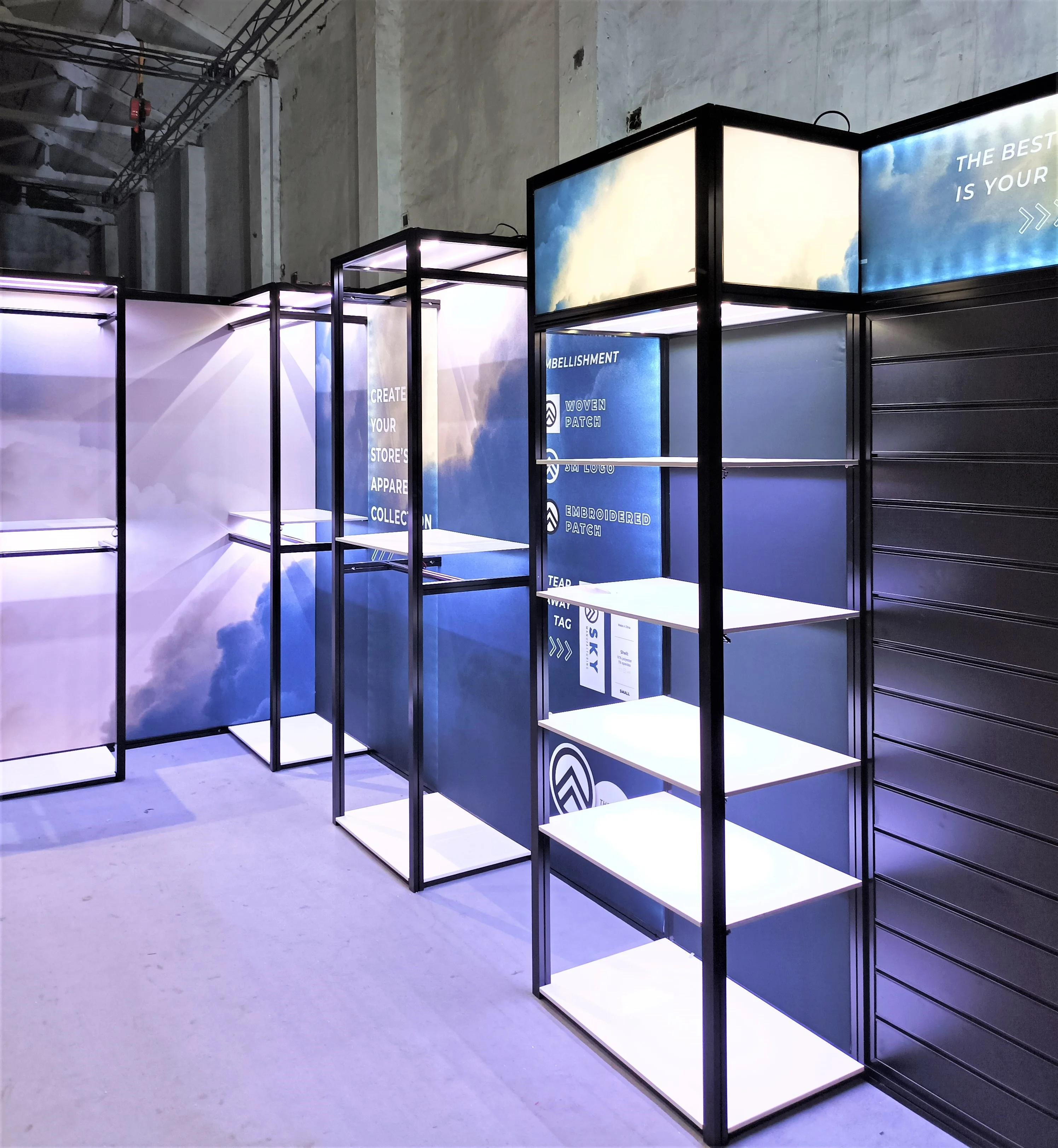 3x6m exhibition stand tradeshow booth display stand design