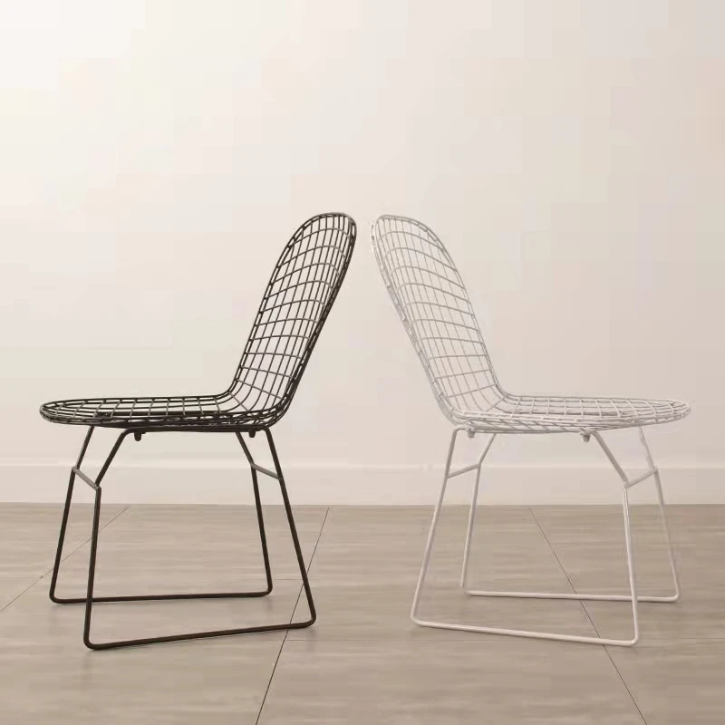 Private Label Luxury Nordic Modern Restaurant Living Room Hotel Outdoor Iron Chair