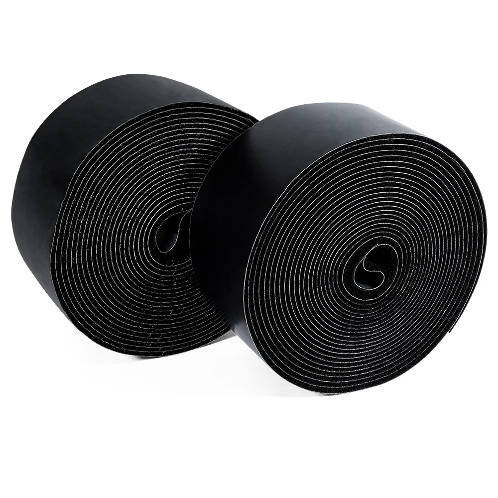15Ft X 2 Inch Hook and Loop Strips Set With Adhesive Double Rolls of Heavy Duty Self Adhesive Tape
