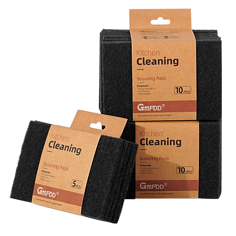 Eco friendly products 2024 black dipped rubber scouring pad innovative household products kitchen sponge cloth daily necessities