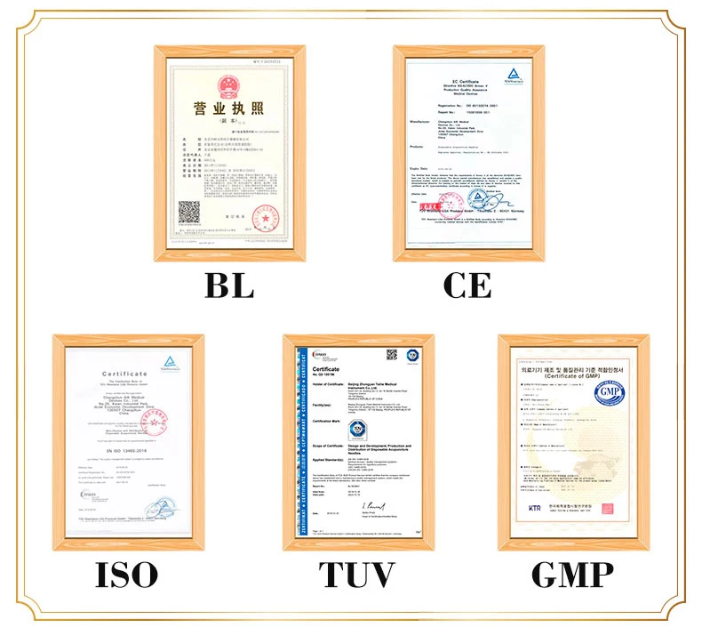Фабричные поставки Zhongyan с CE/ISO oem/ODM акупунктурные иглы медицинские