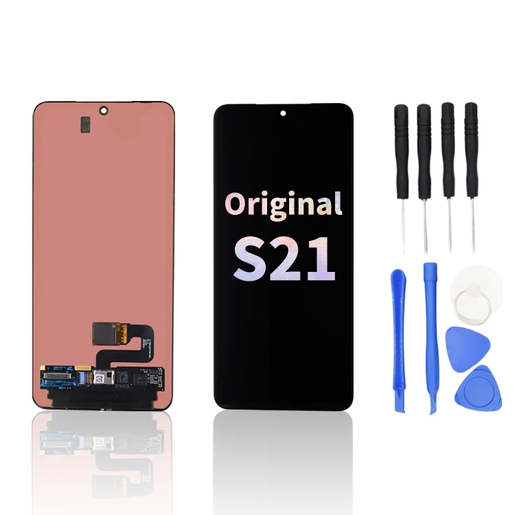 Phone Lcd Factory Manufacturers Wholesale 100% Well Tested Original Quality Screen Replacement Lcd Panel For Samsung S21