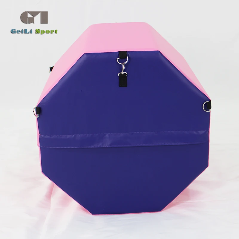High quality Gymnastics Octagon Barrel PVC Octagon Tumbling Trainer Octagon Tumbler for Training