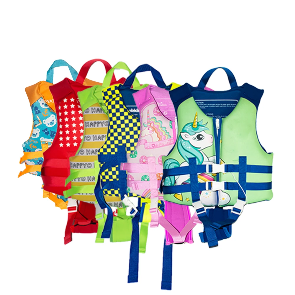 high quality fashionable children kids swim vest kids life vests