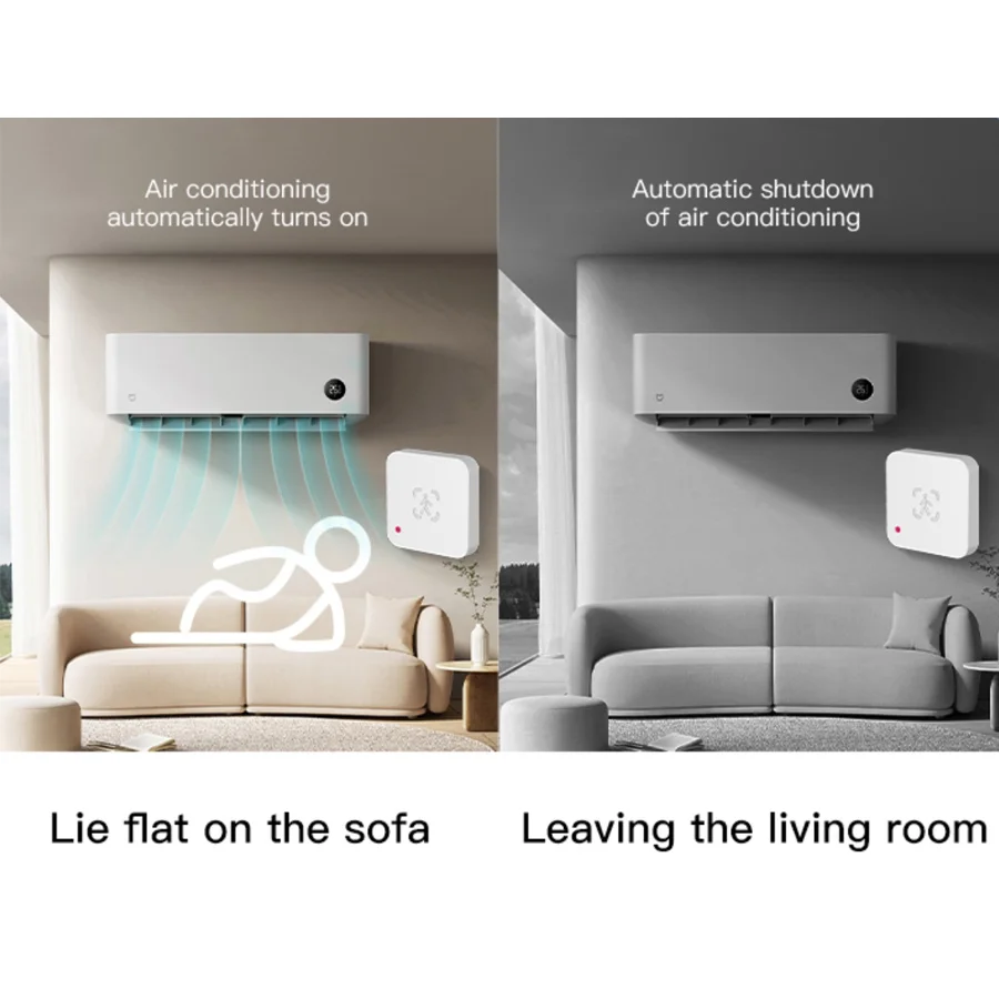 Glomarket Tuya WiFi/Zigbee Smart Home Sensor Radar Distance Detection Motion and Human Presence Detector for Body Movement