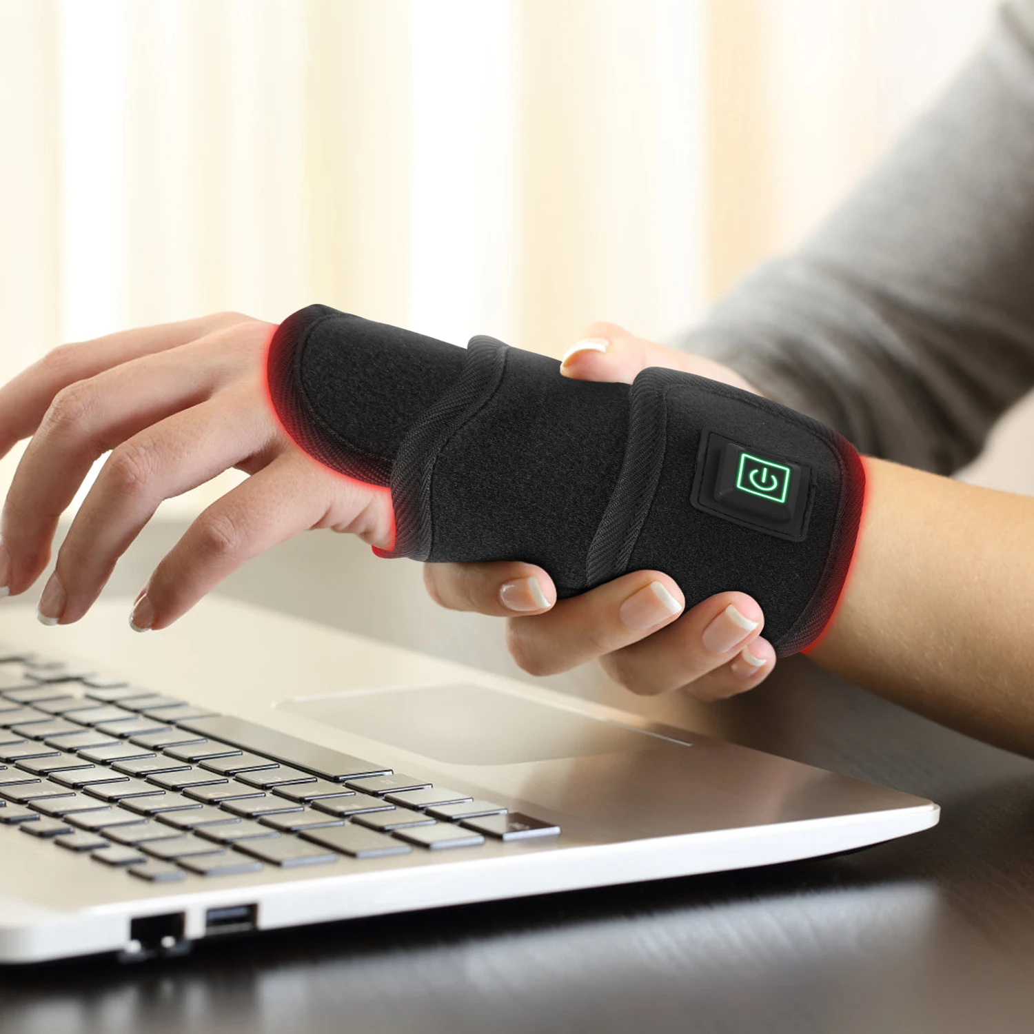 Kinreen chin strap red light therapy battery operated for red light therapy belt