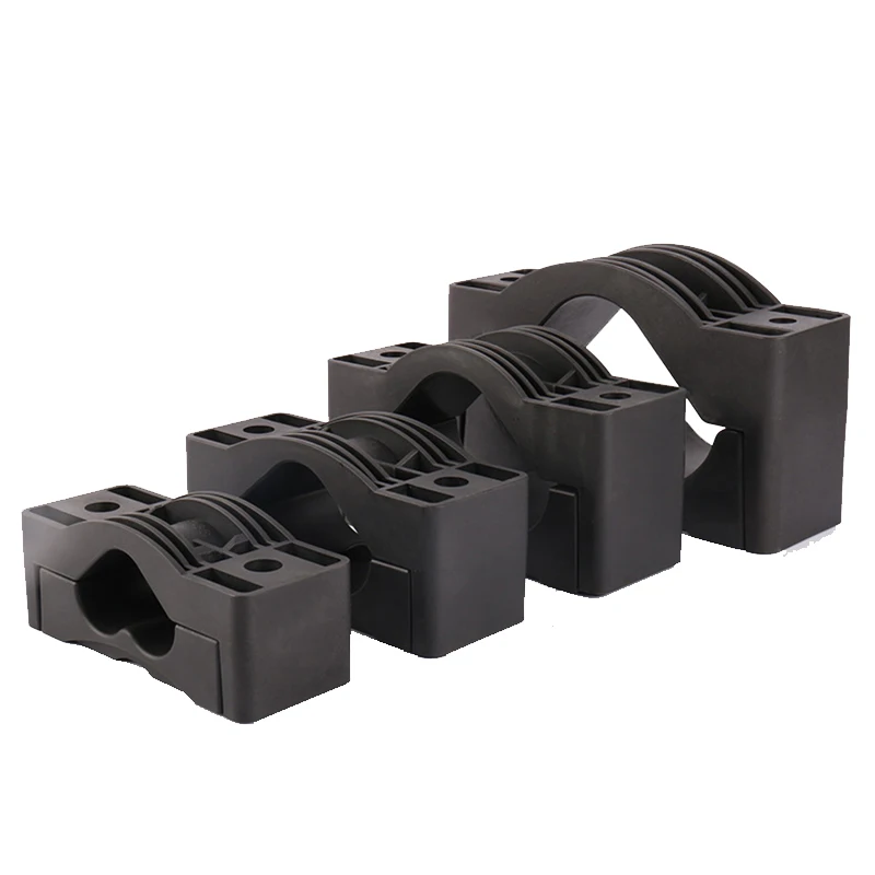 Medium HV Cable Cleat Trefoil Three-core Cable Clip Reinforced Nylon Oil Pipe Clip Cable Clamp SK51-69
