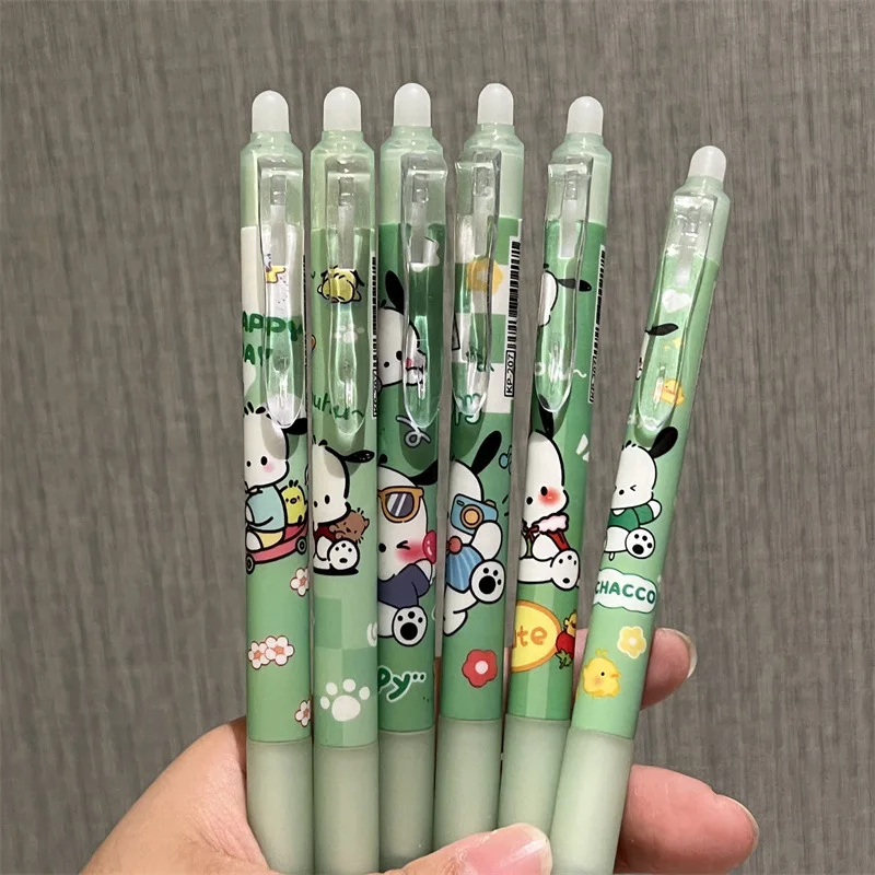 DL5 Cute Animal 0.5mm Erasable Gel Pen Refills Rods Washable Handle Kids School Stationery Gift