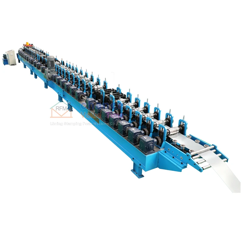 LM Hot sale customize Galvanized steel metal fence post roll forming machine for outdoor fence