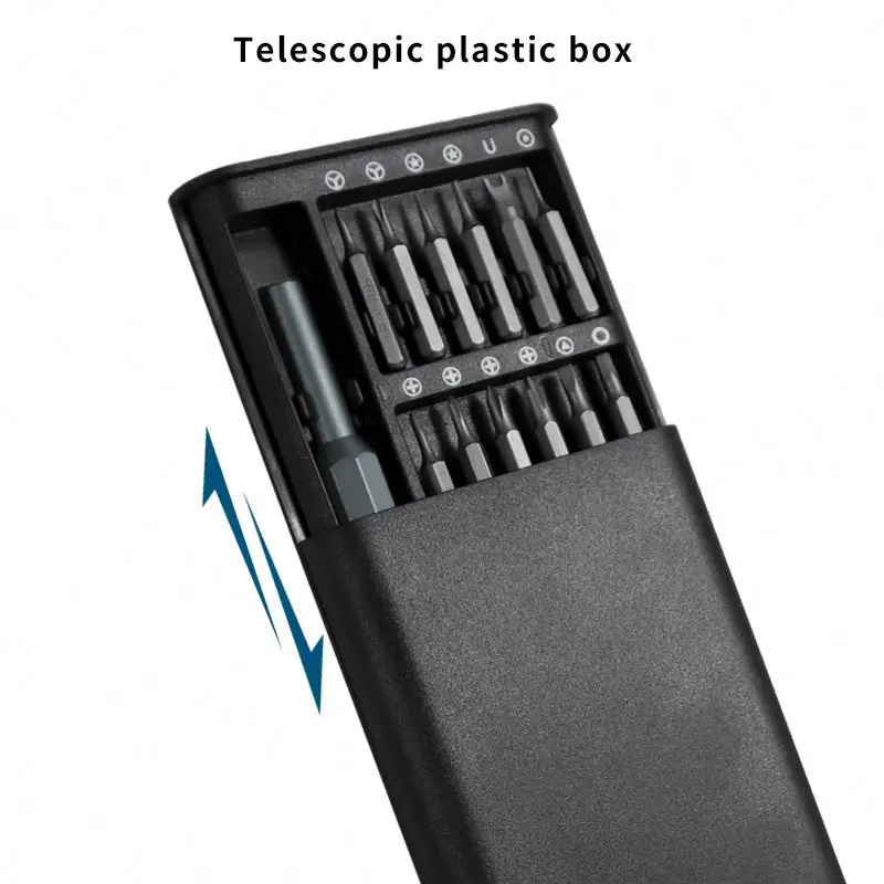 Cell Phone Pocket Precision Screwdriver Set Repair Tool Kit Multi Laptop PC 24 Bits for Iphone Samsung Xiaomi Plain OEM Head Box