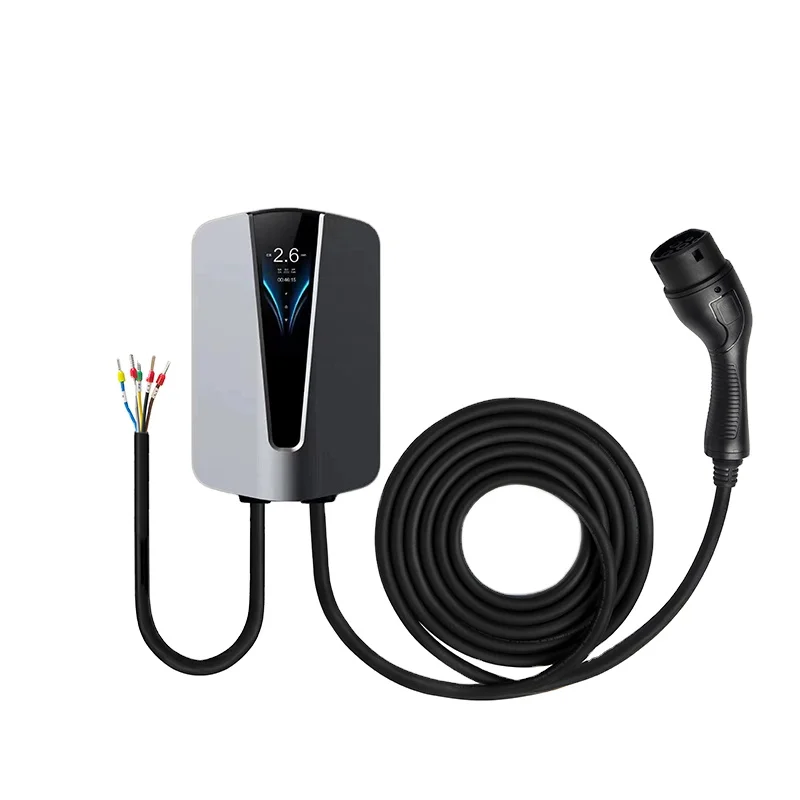 Portable AC EV Charger 22kw Type 2 Fast Charging Wall-mounted ev Charging Stations 3 Phase Charger for Electric Vehicle