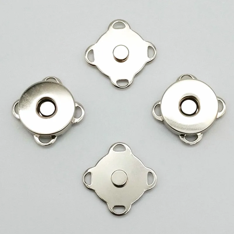 10mm, 14mm, 18mm sew on magnetic snap button in nickel color