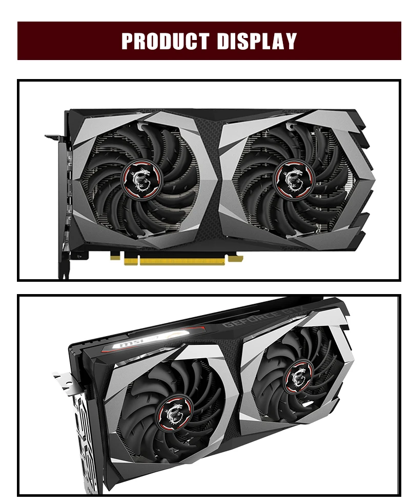 
Sapphire GALAXY Gigabyte MSI ZOTAC GTX 1660TI GTX 1660 Super GTX1660 6GB GDDR6 gtx 1660s Graphics Card 
