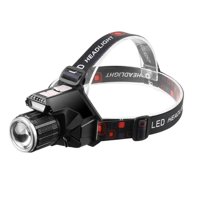 XHP50 30W LED Super Bright LED Headlight USB Recharging Zoom Lantern built in 18650 Headlamp Night Fishing Lights Power bank