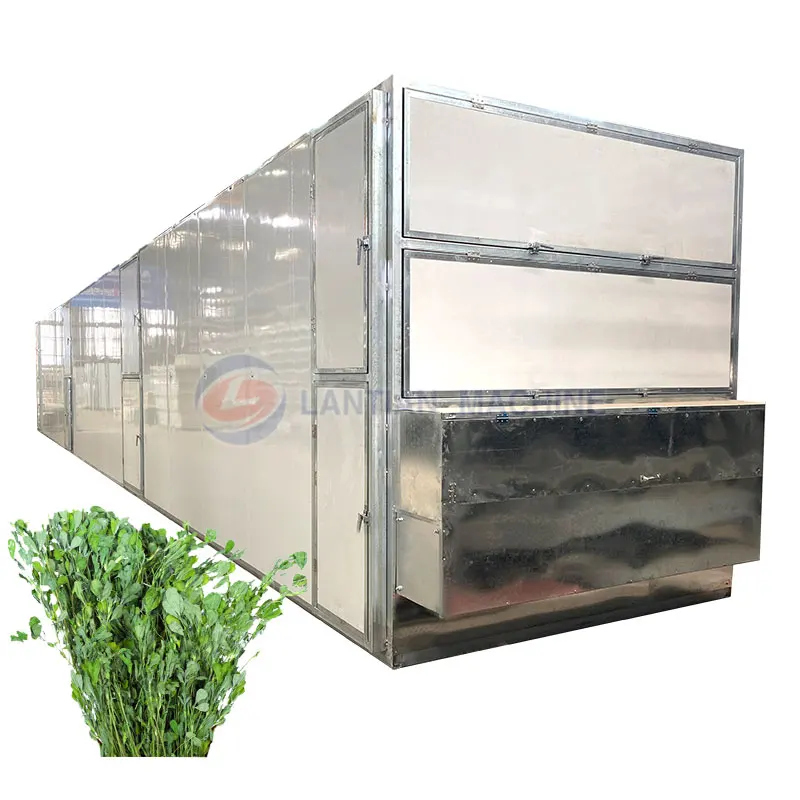 Multi layer mesh belt drying alfalfa hay grass mesh belt dryer drying machine mesh belt biomass dryer