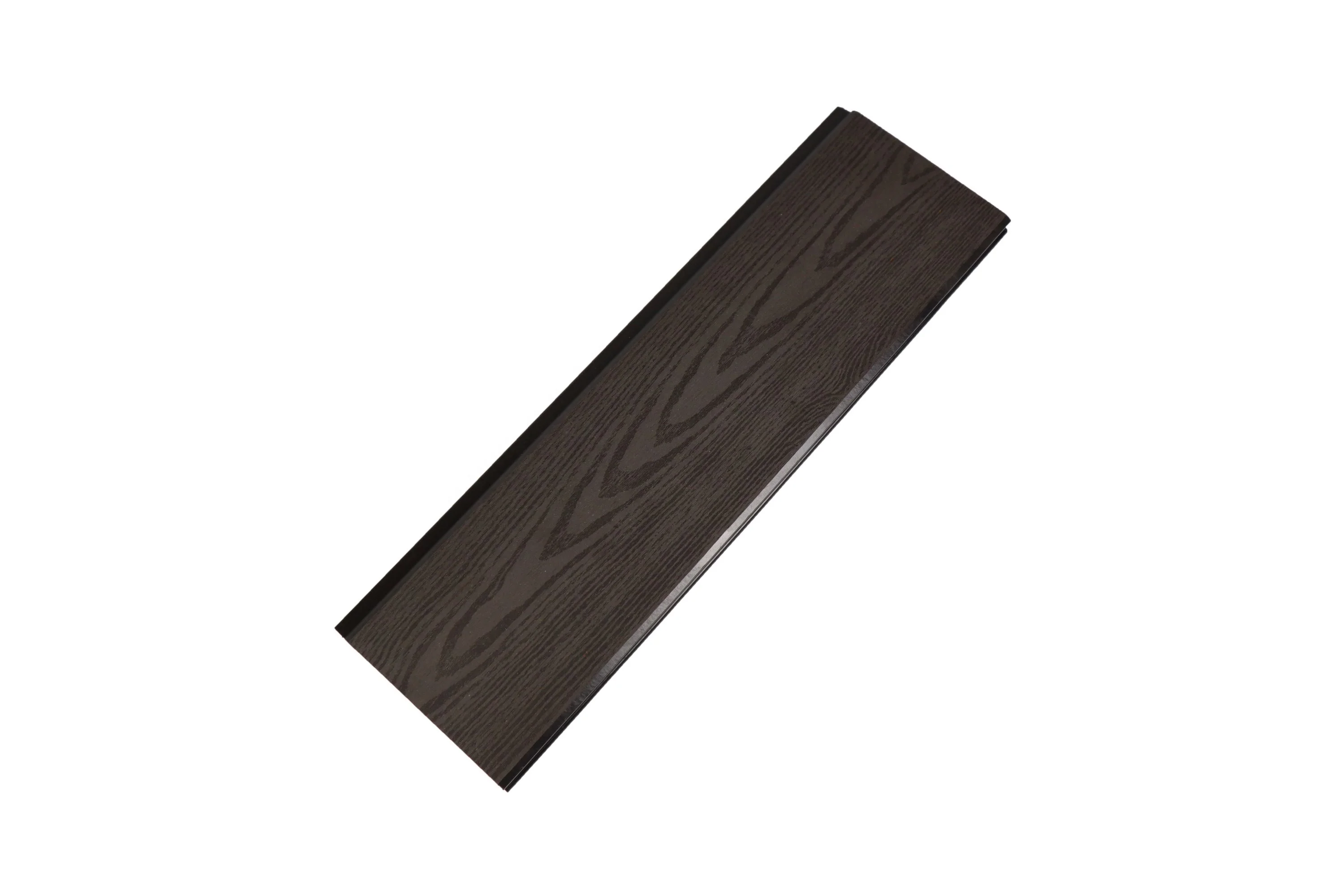 High Quality 3D Embossed Wood Grain WPC Fence Wood Plastic Composite Maintenance-free Outdoor Privacy Fencing