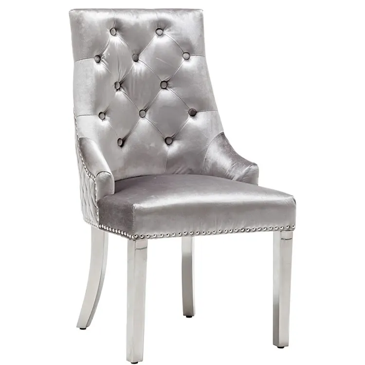 
High Quality China Modern Velvet Reclining Armchair Dining Room Chairs 