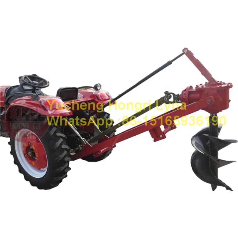 Tractor rear linked 400mm mini post hole digger for sale
