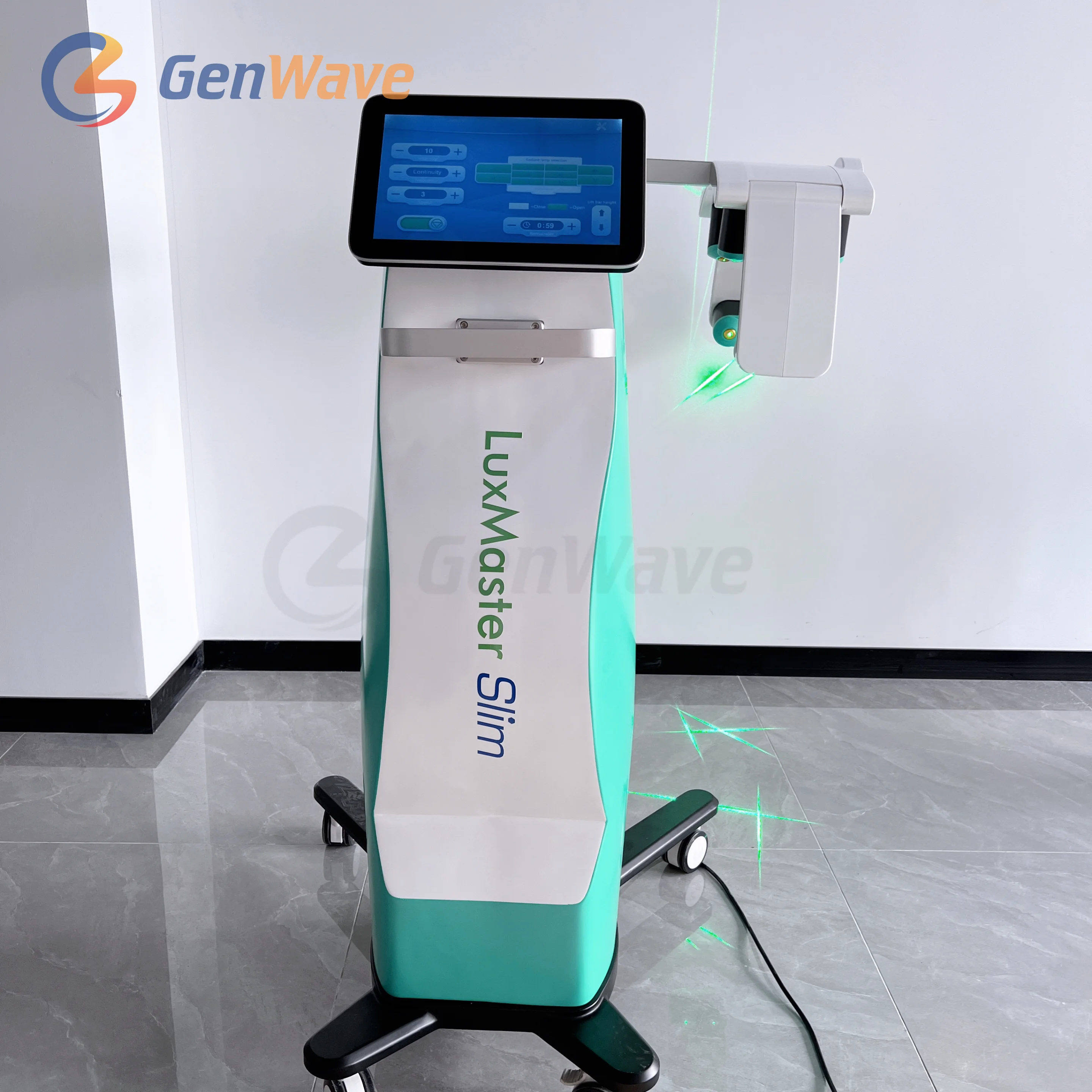 Эффективный зеленый лазер 532 нм для похудения Тонкий лазер Lipo Lllt LuxMater тонкое устройство для холодной лазерной терапии