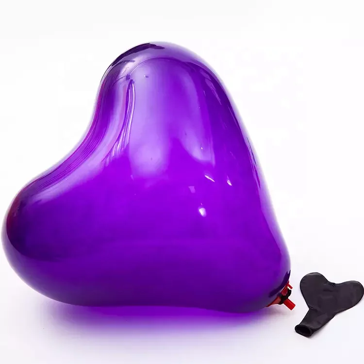 Individual packing plain color heart shape foil balloon 18 inch festival celebration helium balloon party decoration balloons