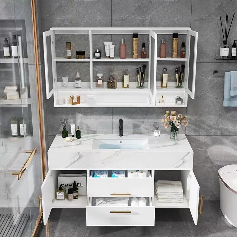 modern vanity bathroom furniture 24 inch unit cabinet sink washing basins designs wood smart home cabinet wall mirror cabinets