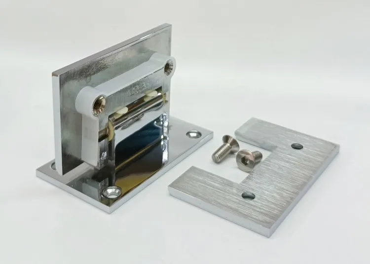 Decormate hardware 90 degree Wall to Glass Standard Shower Door Hinge Glass Hinge Brass Hinge
