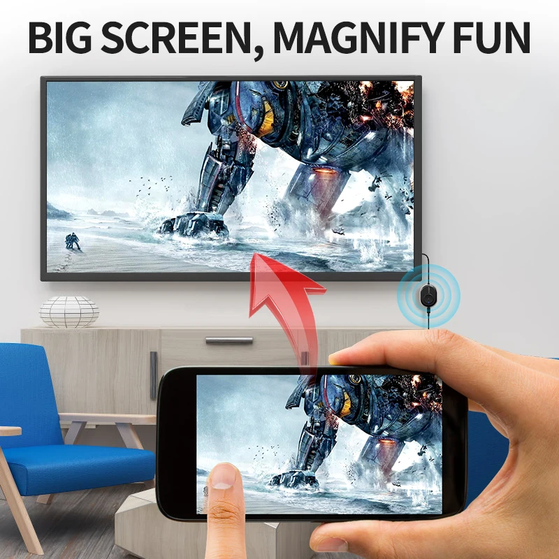  EDUP Long range hd wireless extender transmitter and receiver adapter 4K video display dongle for TV Laptop