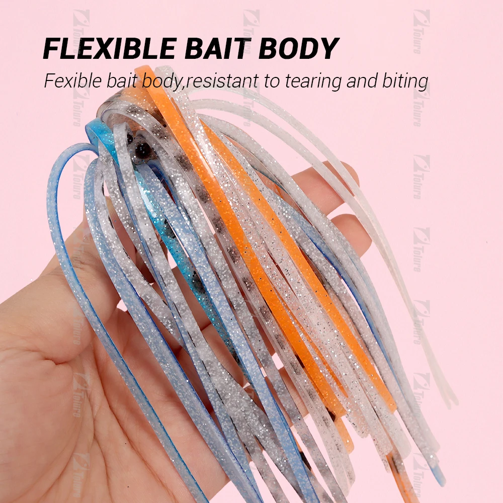 Tolure Octopus Skirts Tuna Soft Trolling Lures 56G 180MM Topwater Sea Fishing Saltwater Marlin Lure Rigged Trolling Lure