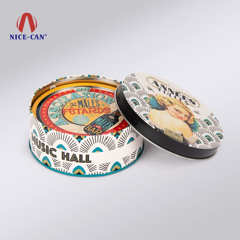 Wholesale manufacturing environmental tin coasters fanta tin coaster