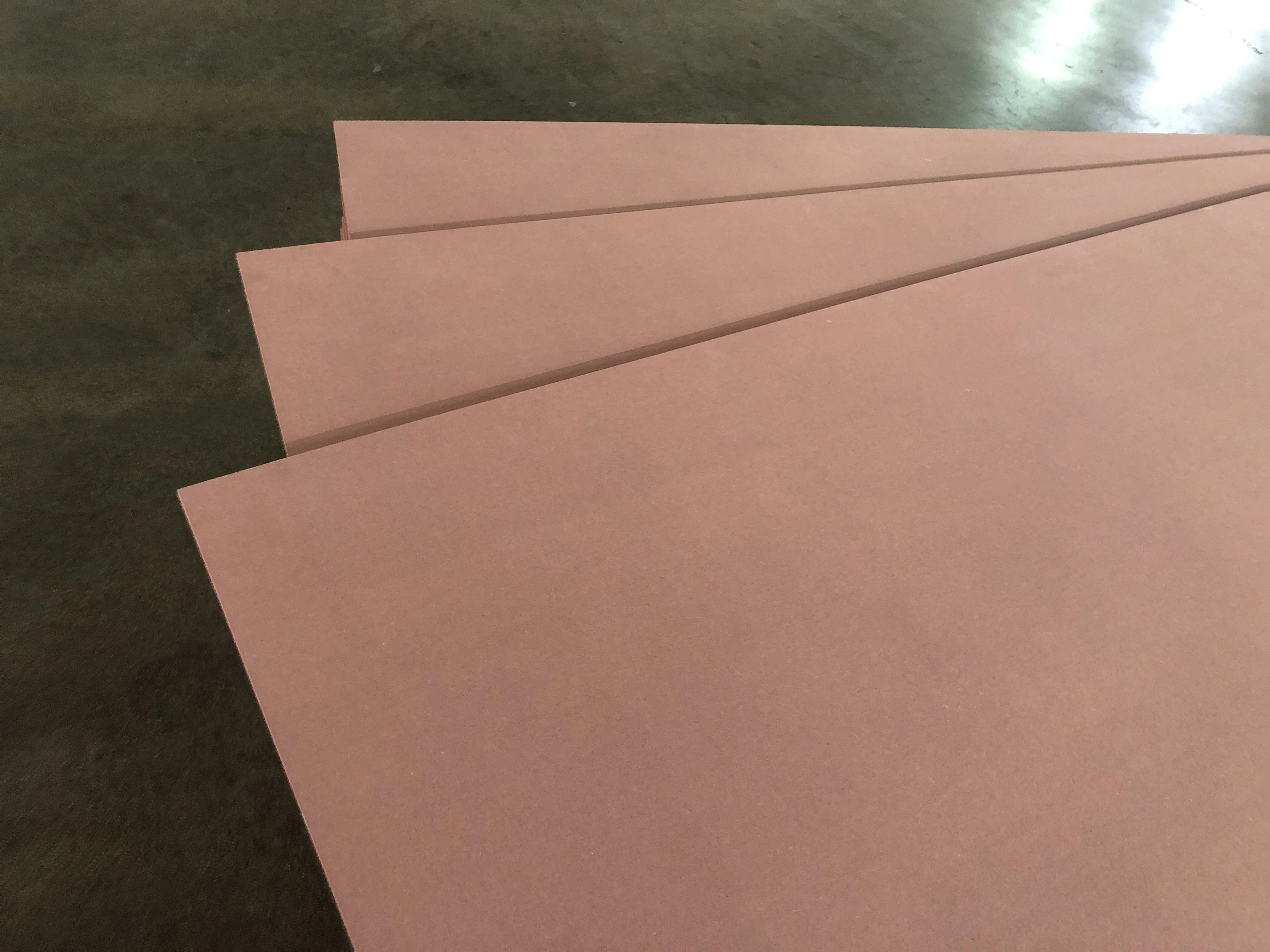 1830*3660MM Size Fireproof MDF Board 18mm  Plain MDF Wooden Grain Melamine  FR  Board