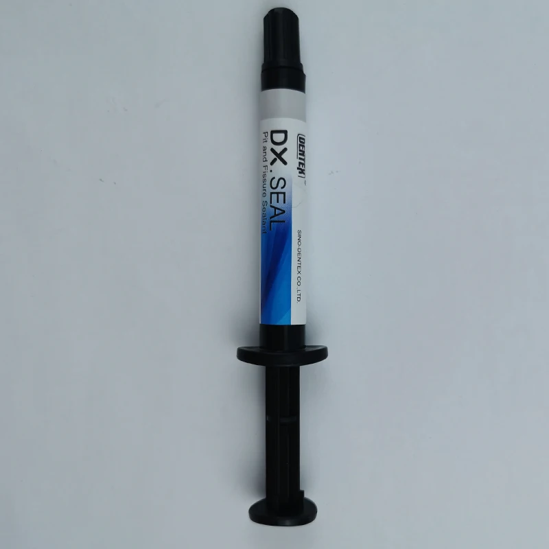 Three Color Without Etch Before Fill Dentex Dental Seal Pit & Fissure Sealant For Kids Light Cure