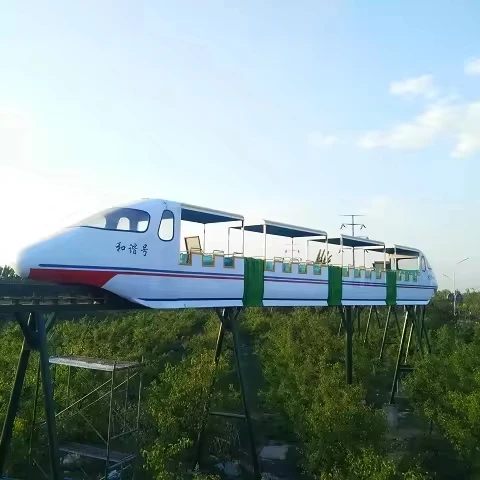 HUHU train amusement ride electric trams for children happy sightseeing