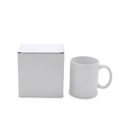 Wholesale 11oz plain ceramic white sublimation printing mugs