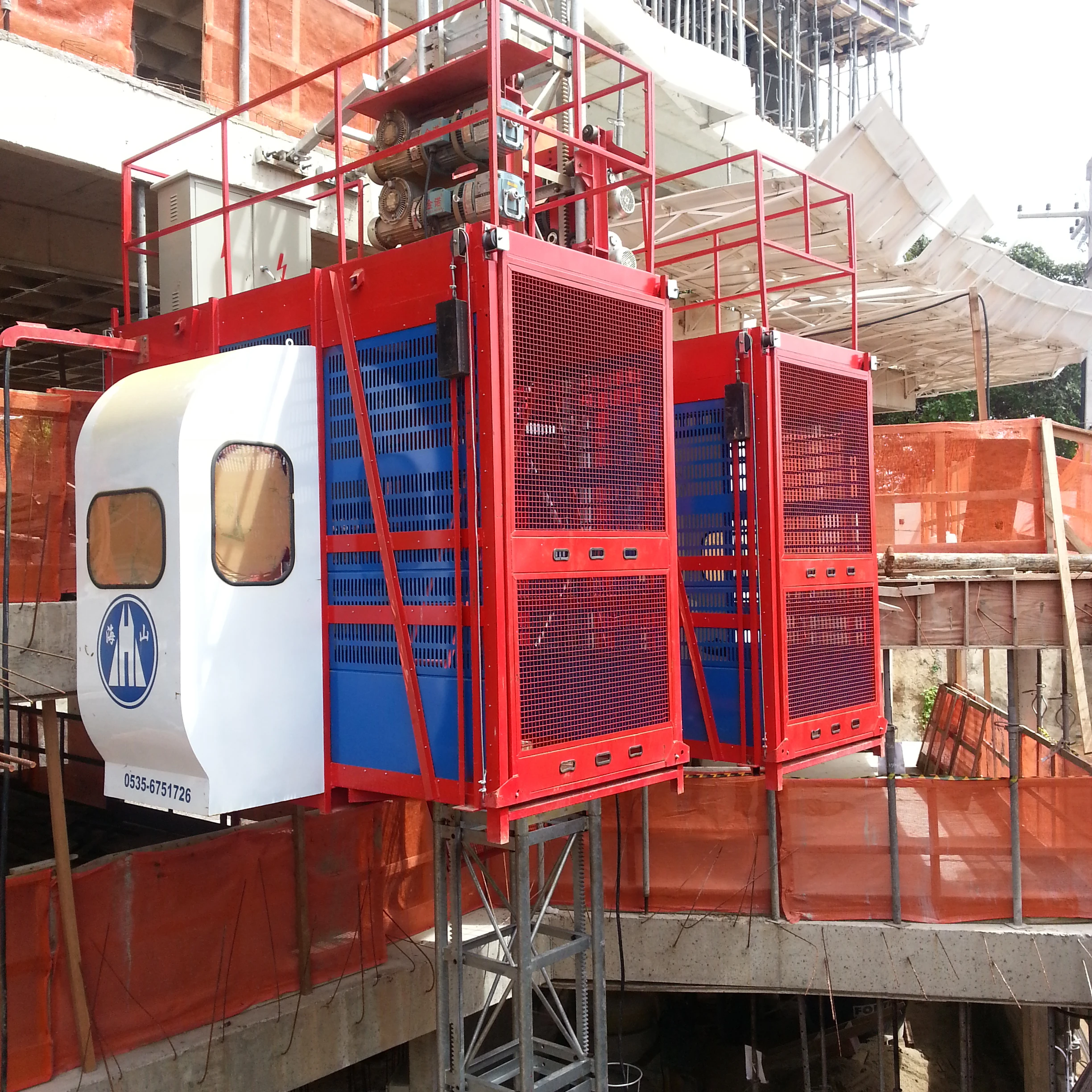 New SC150/150 Building Passenger  Hoist with CE and ISO Certificated