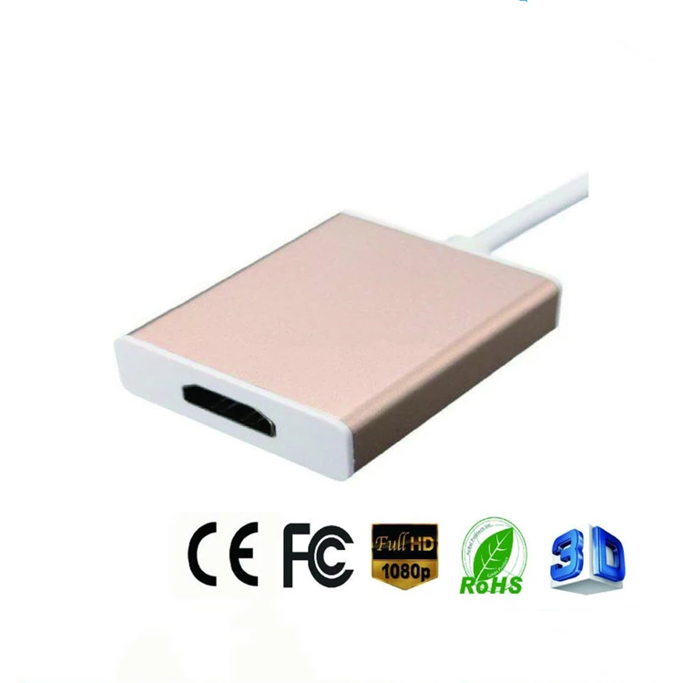 Kuyia High quality USB 3.1 Type C to HDMI Adapter USB C Male to HDMI 1080P HDTV Adapter for MacBook HP