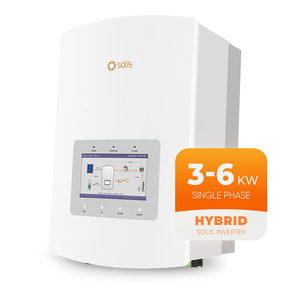Hot Selling Solis Hybrid Inverter 3Kw 4Kw 5Kw 6Kw Electric Solar Frequency Inverters Single Phase 220V With  CE And IEC