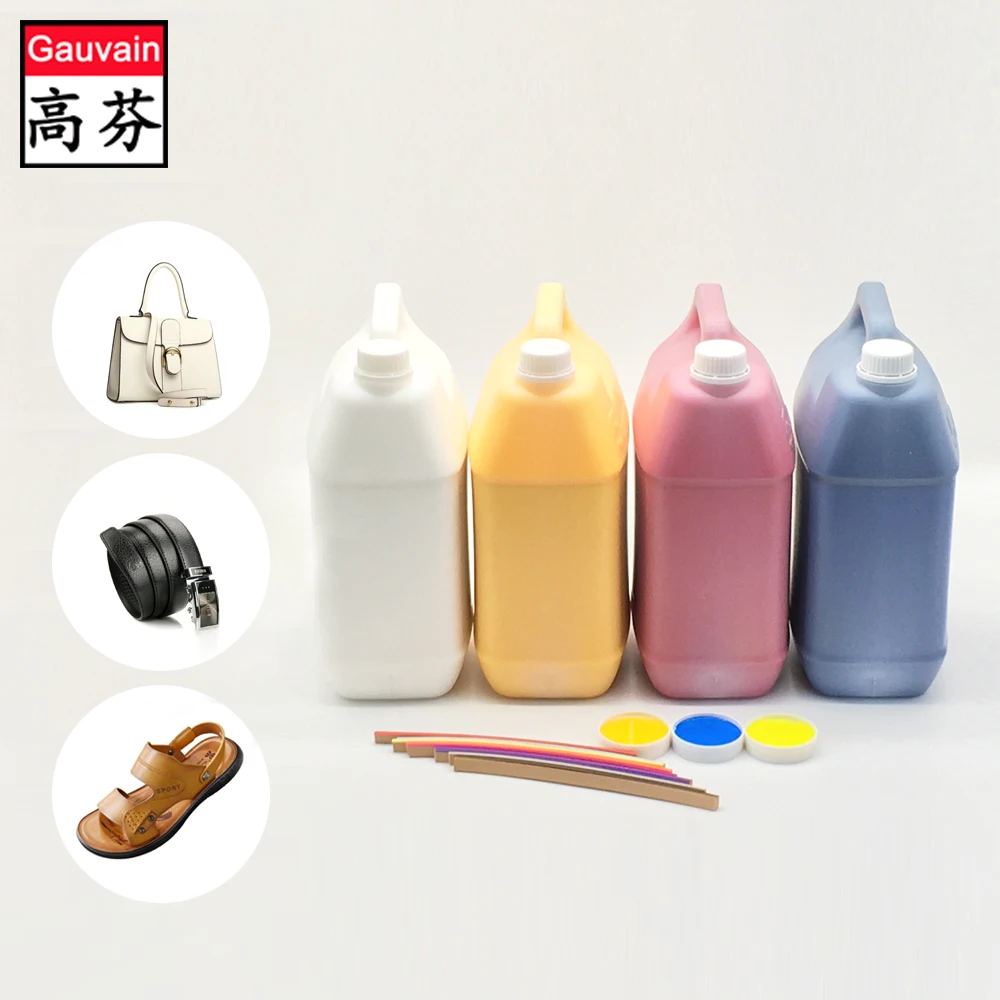 
Factory Wholesale water based high-quality polyurethane leather edge paint for bags shoes belts 
