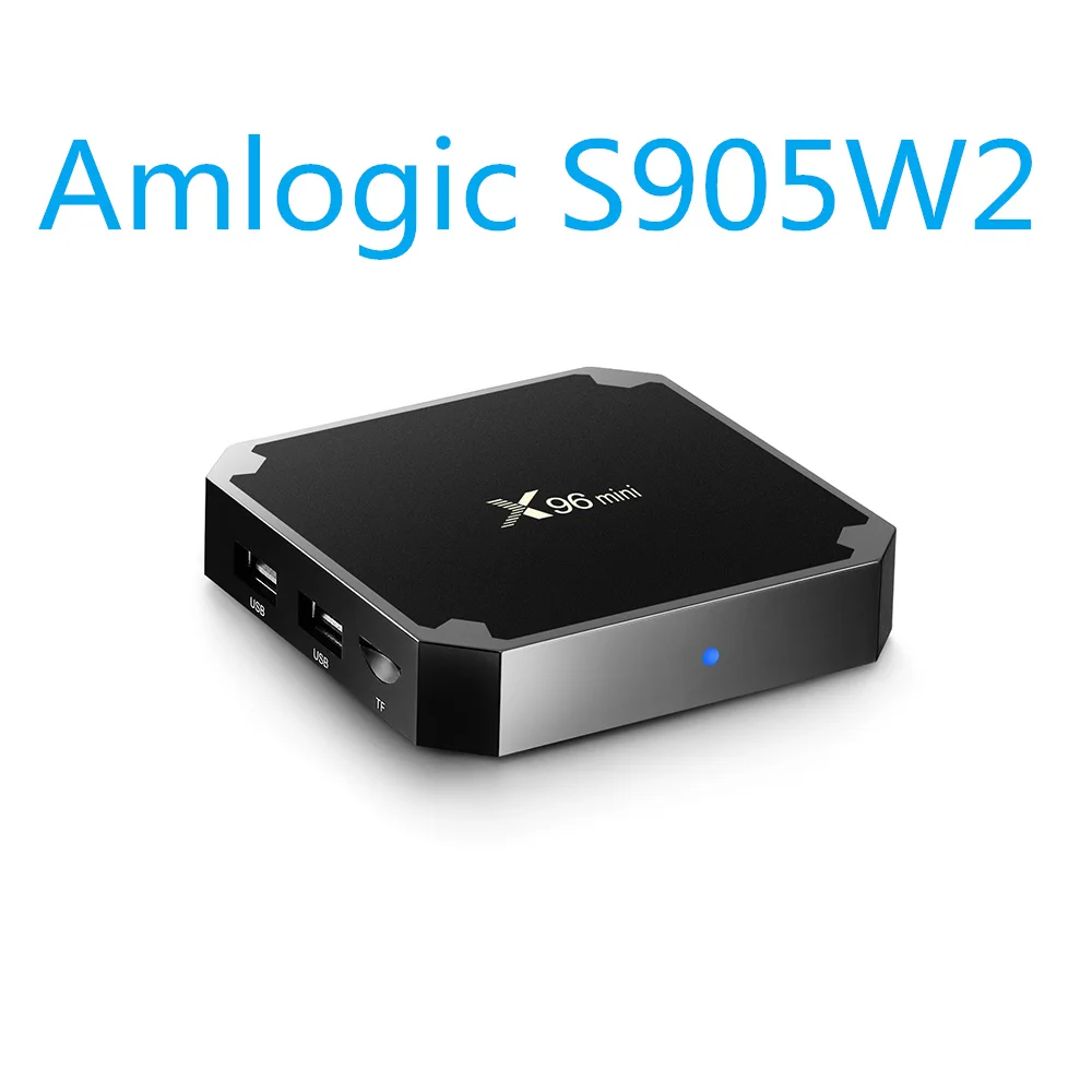 X96 mini Smart TV Box Android 9.0 Amlogic S905W Set Top Box 2.4G WiFi 3D Video 4K Media Player 2G16G X96mini Consoles