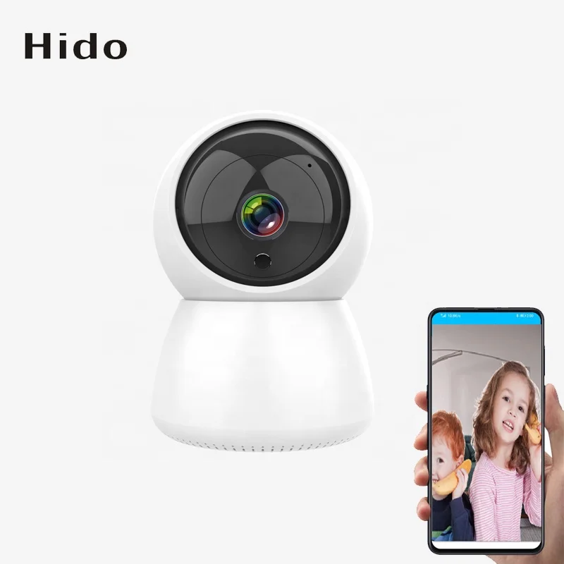 Беспроводная мини-камера видеонаблюдения Hido 360, Wi-Fi, PTZ, IP-камера видеонаблюдения