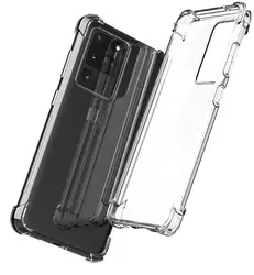 Противоударный прозрачный мягкий чехол для samsung galaxy s20 силиконовая задняя крышка сотового