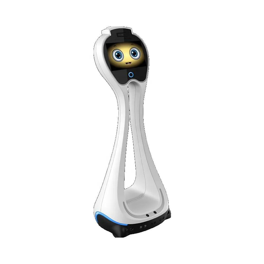 Wholesale 10.1 inches indoor Consulting  Robot Android  LCD Intelligent Reception Robot  for exhibition hall AI  Robot services