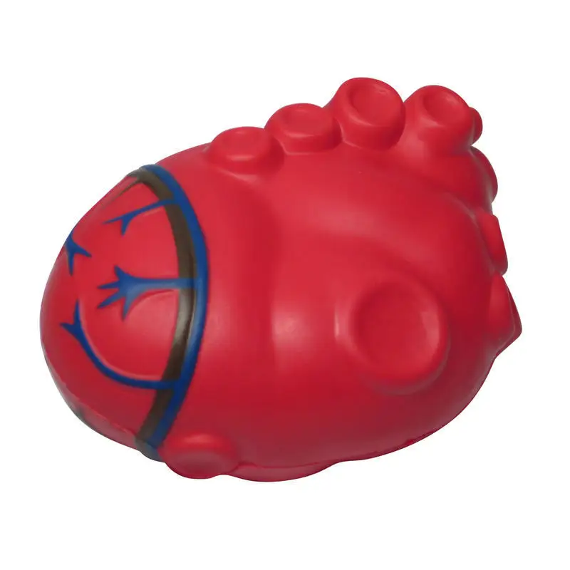 BSBH Promotion Relief Toys PU Foam Heart Organ Stress Ball Anti Stress Heart Toys with Logo for Hospital