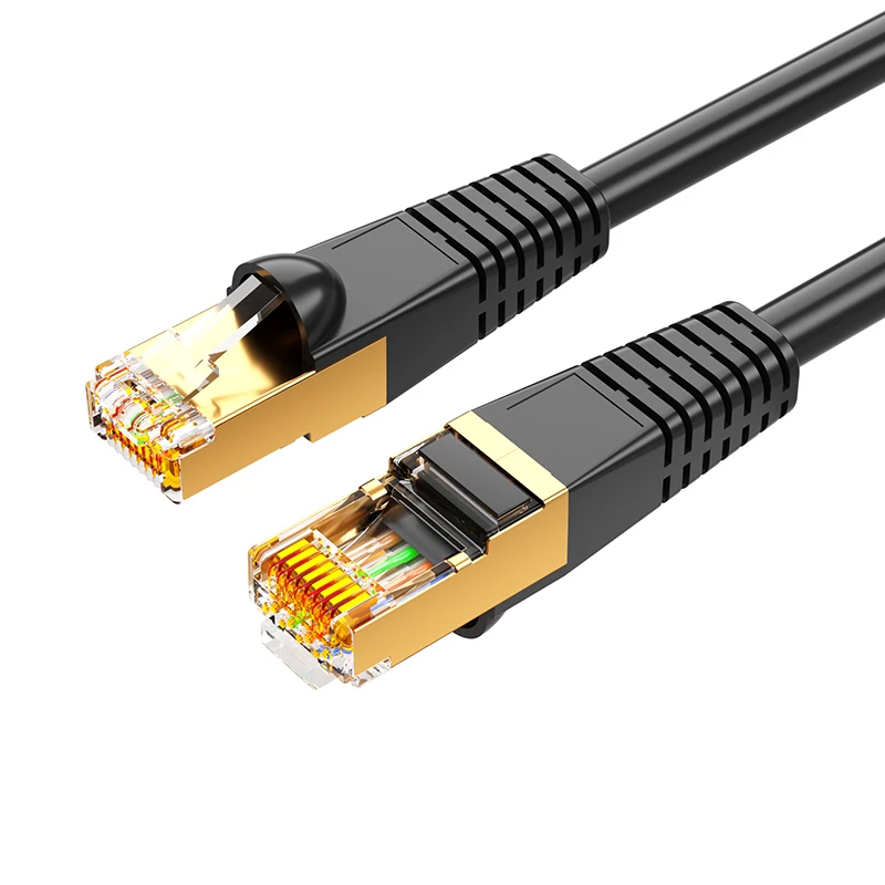 Factory Price Cat6 Cable 4-PAIR 23AWG   Shielded  FTP Cat6 Cable Patch Cord