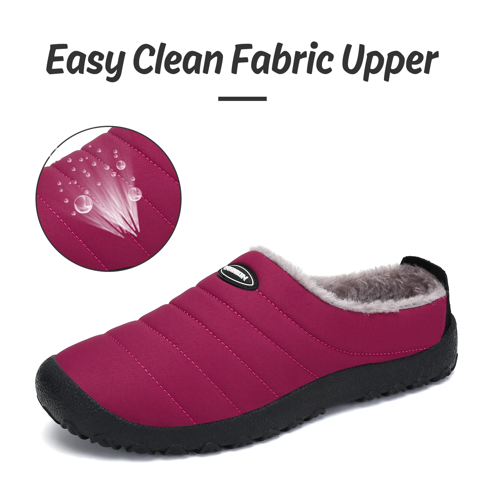 Factory Price Wholesale Colorful RO Soft Anti Slip Plush Snow Boots For Mens Womens Adult