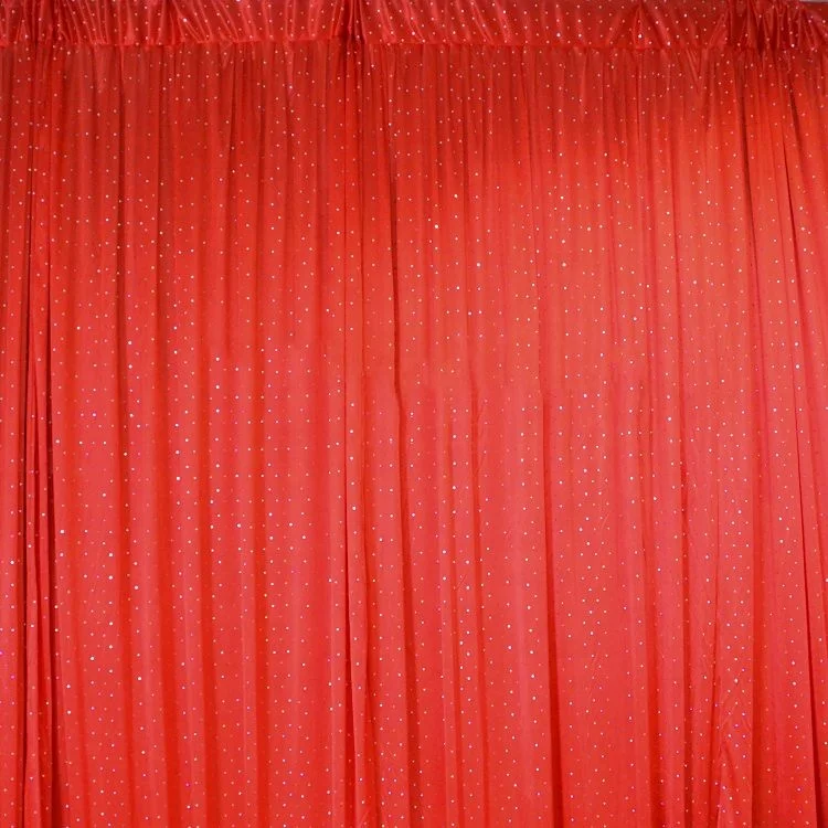 Wedding Wall Decor Sequin Ice Silk Backdrop 3 x 3m White Drape Sheer drapes for wedding event