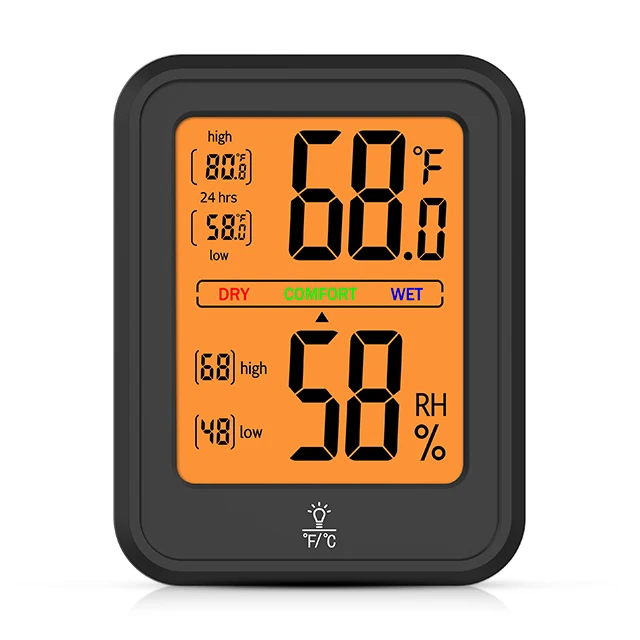 Digital Hygrometer Indoor Thermometer Humidity Meter Room Thermometer Temperature and Humidity Monitor